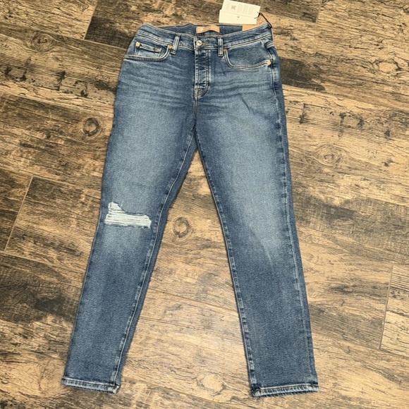 7FAMK NWT Luxe Vintage Josefina in Lyme. - Picture 8 of 13